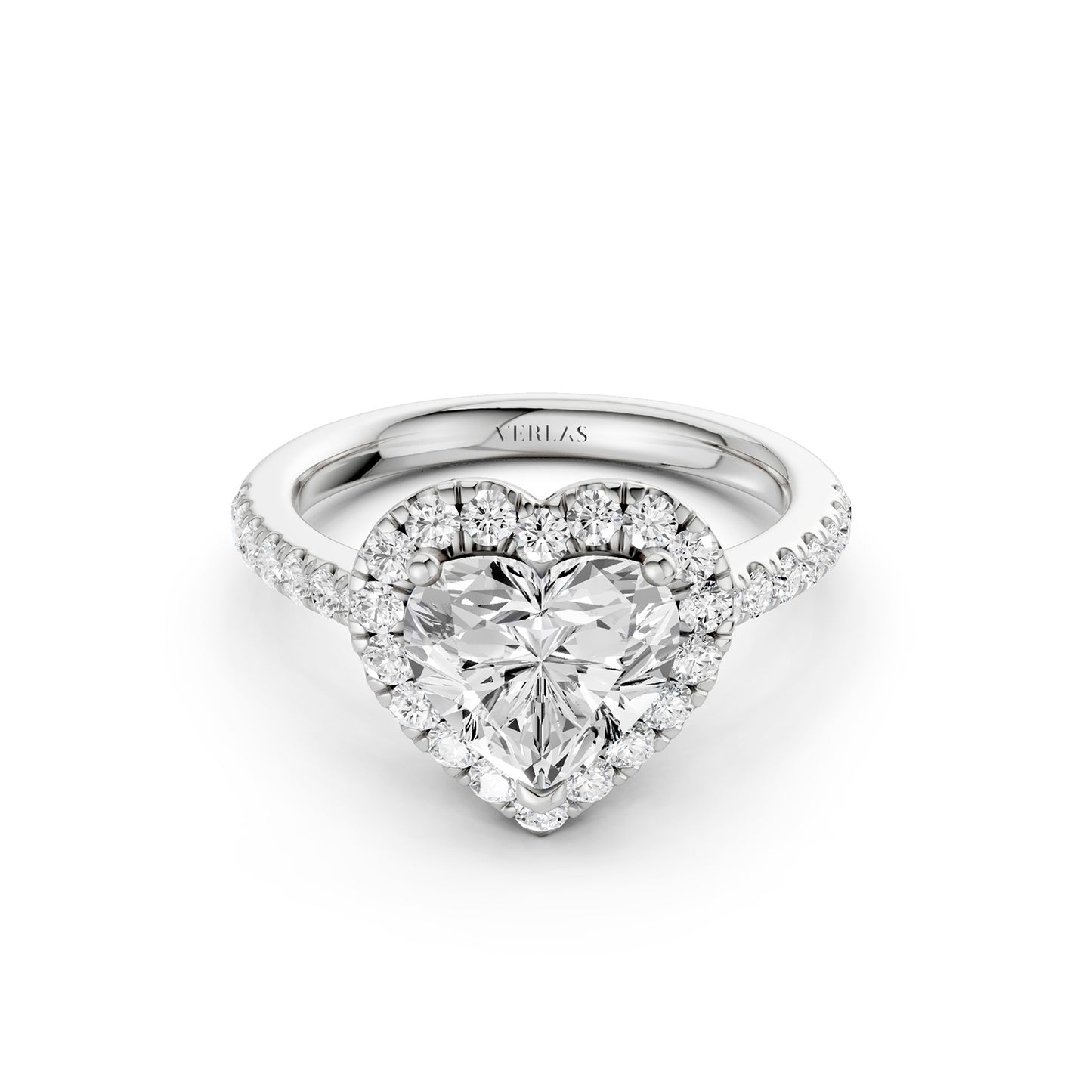 Heart Halo Ring