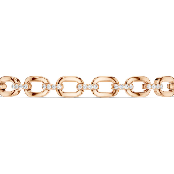Together Forever 6-Gold Links Diamond Bolo Bracelet