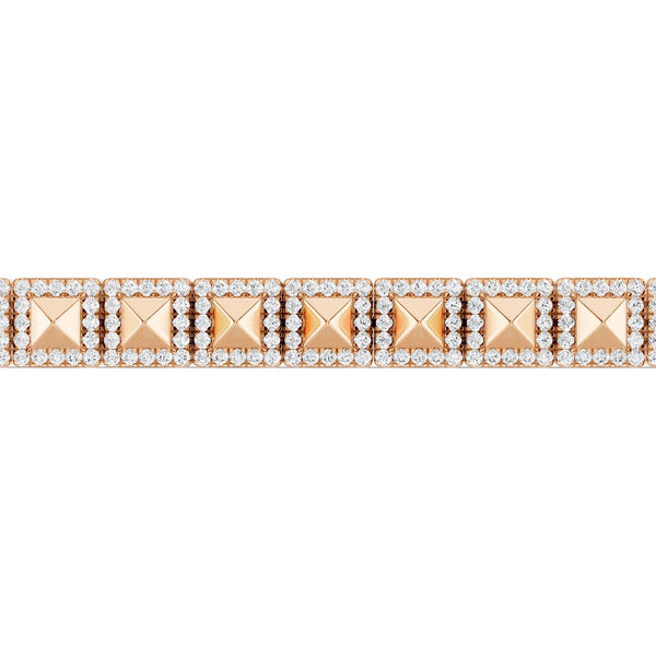 Pyramid Luxe Geometric Tennis Bracelet
