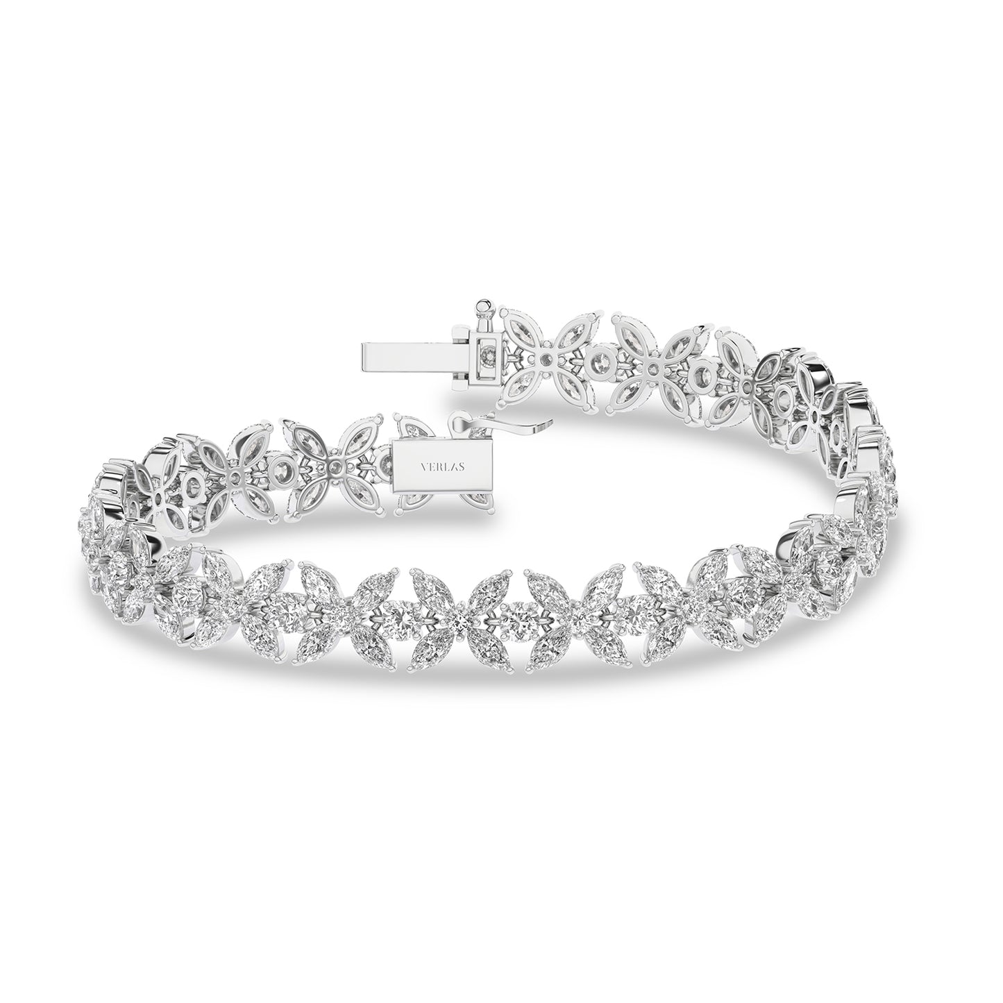 Alyssa Marquise Tennis Bracelet