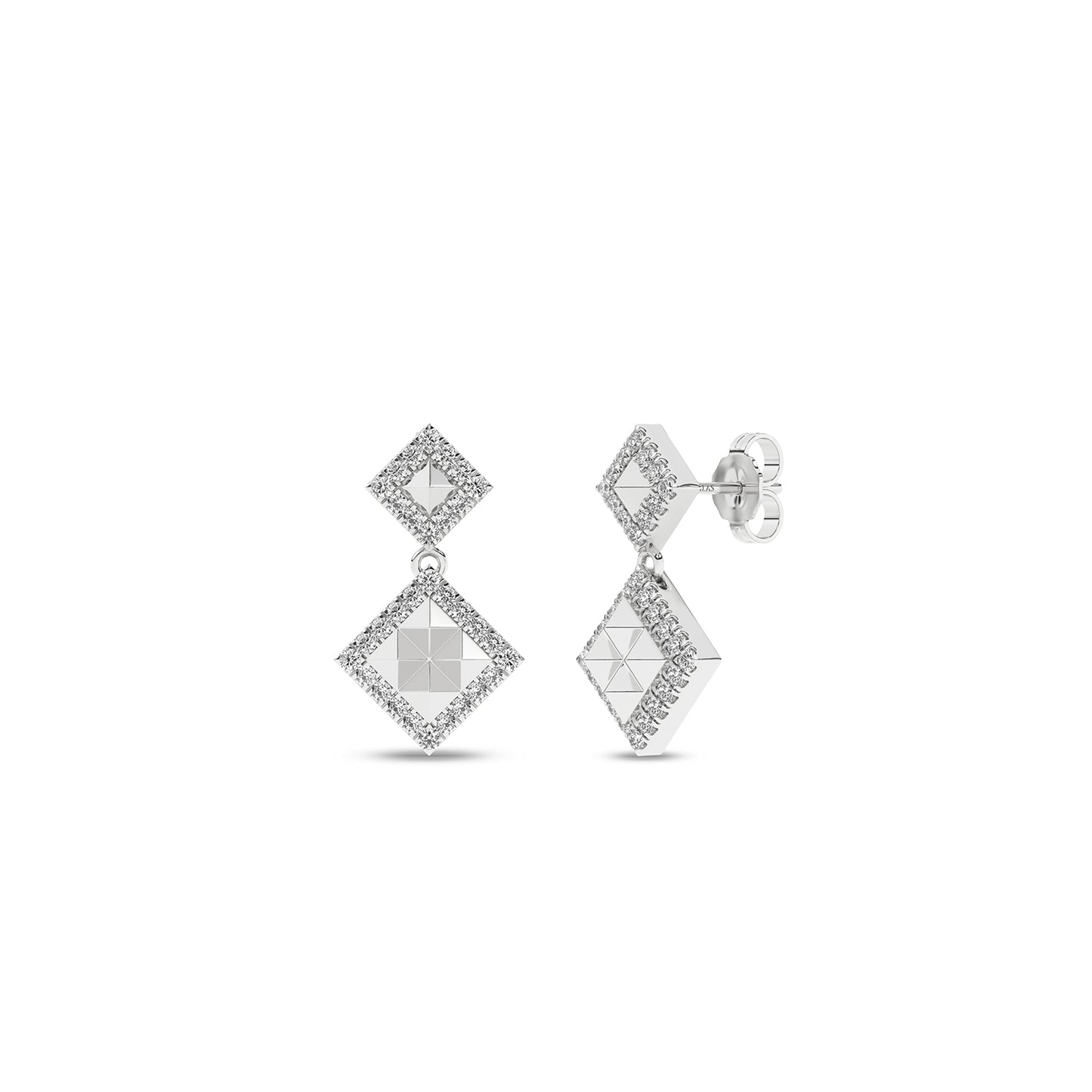 Pyramid Luxe Geometric Contour Earrings