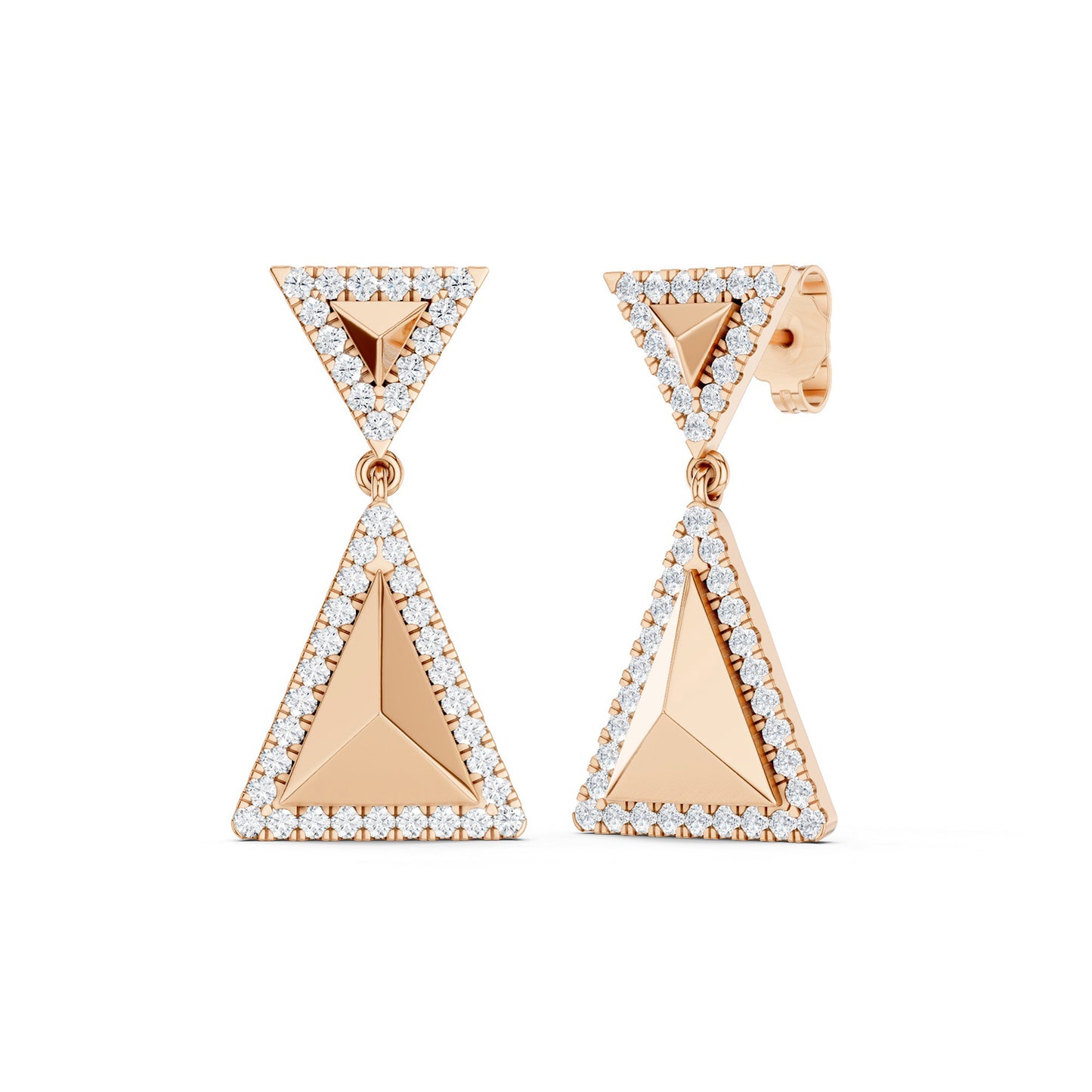 Pyramid Luxe Contour Earrings