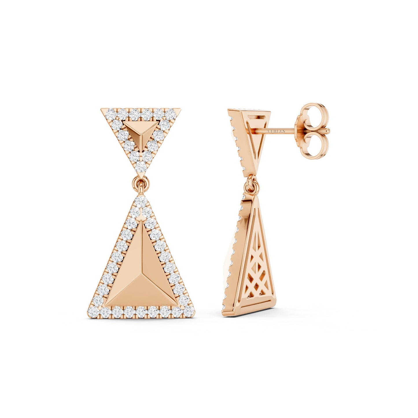 Pyramid Luxe Contour Earrings