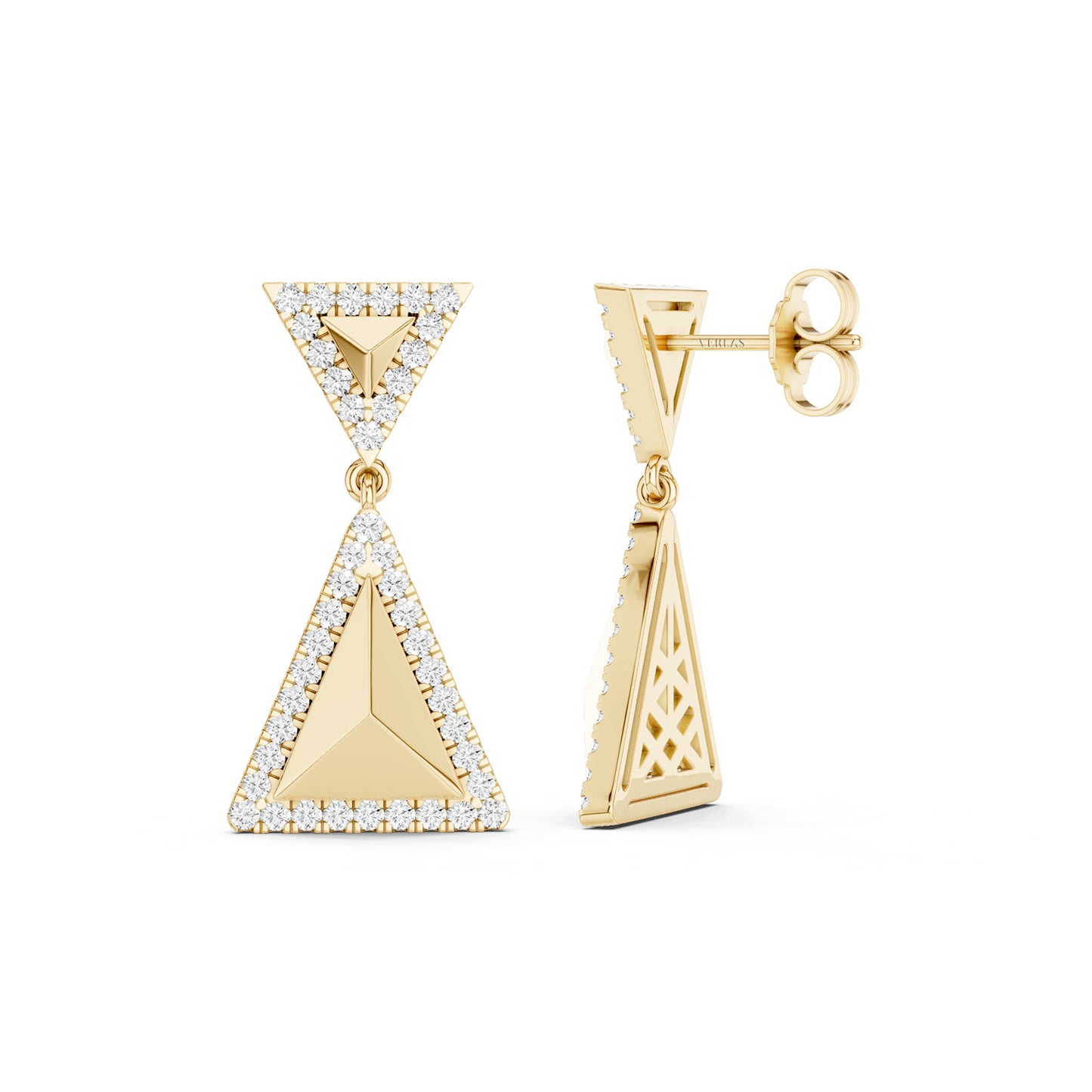 Pyramid Luxe Contour Earrings