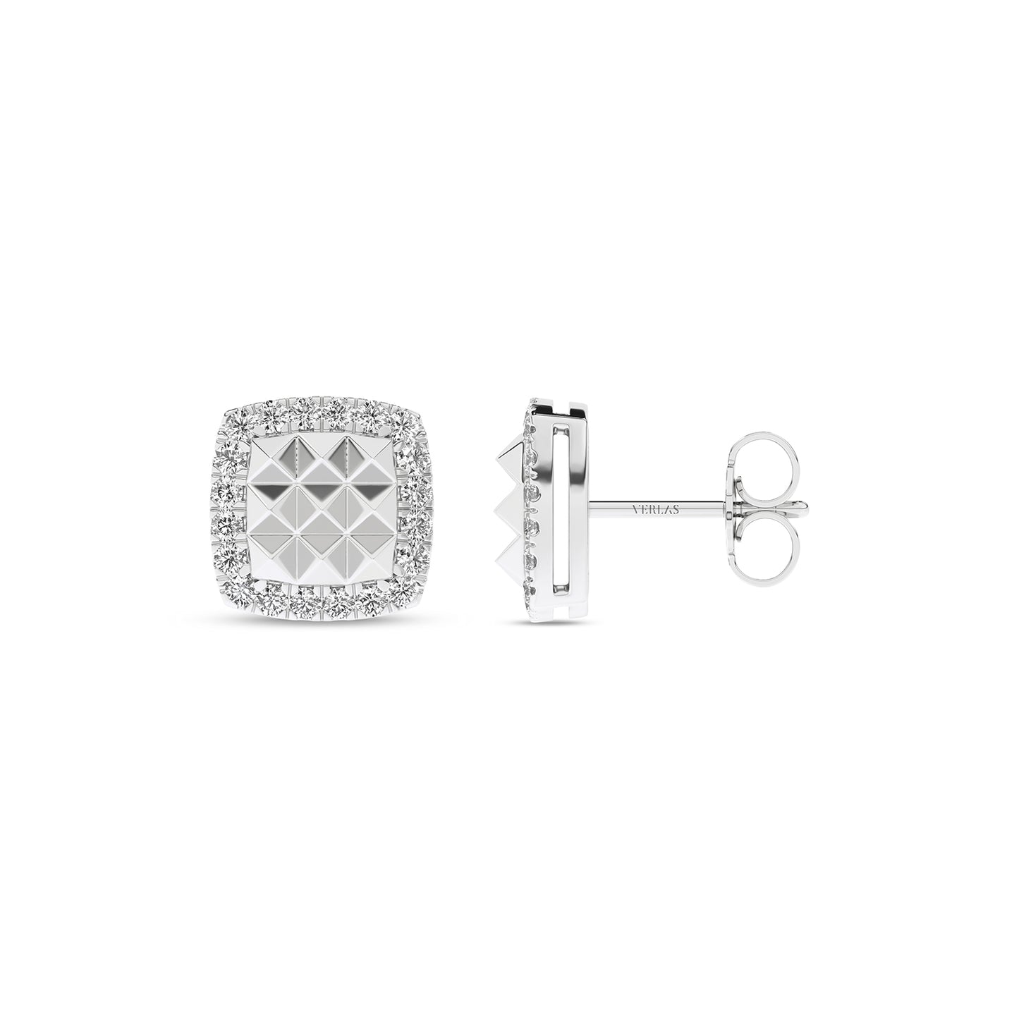 Pyramid Radiant Diamond Studs