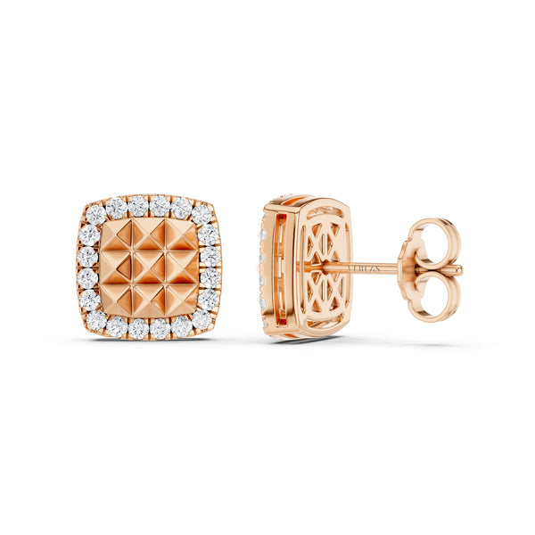 Pyramid Radiant Diamond Studs