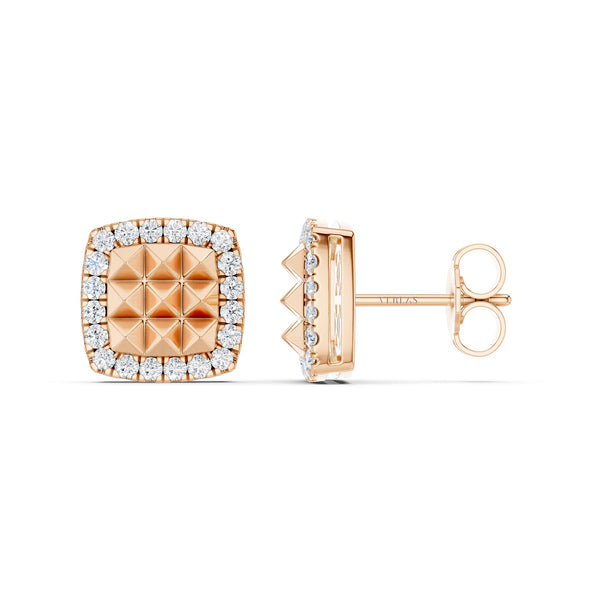 Pyramid Radiant Diamond Studs