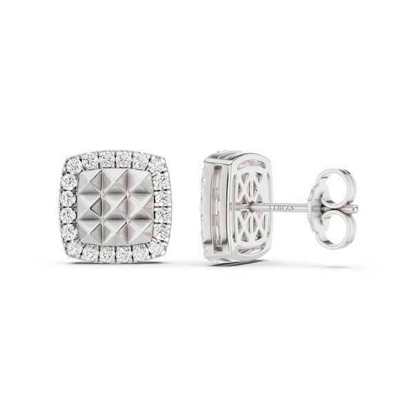 Pyramid Radiant Diamond Studs