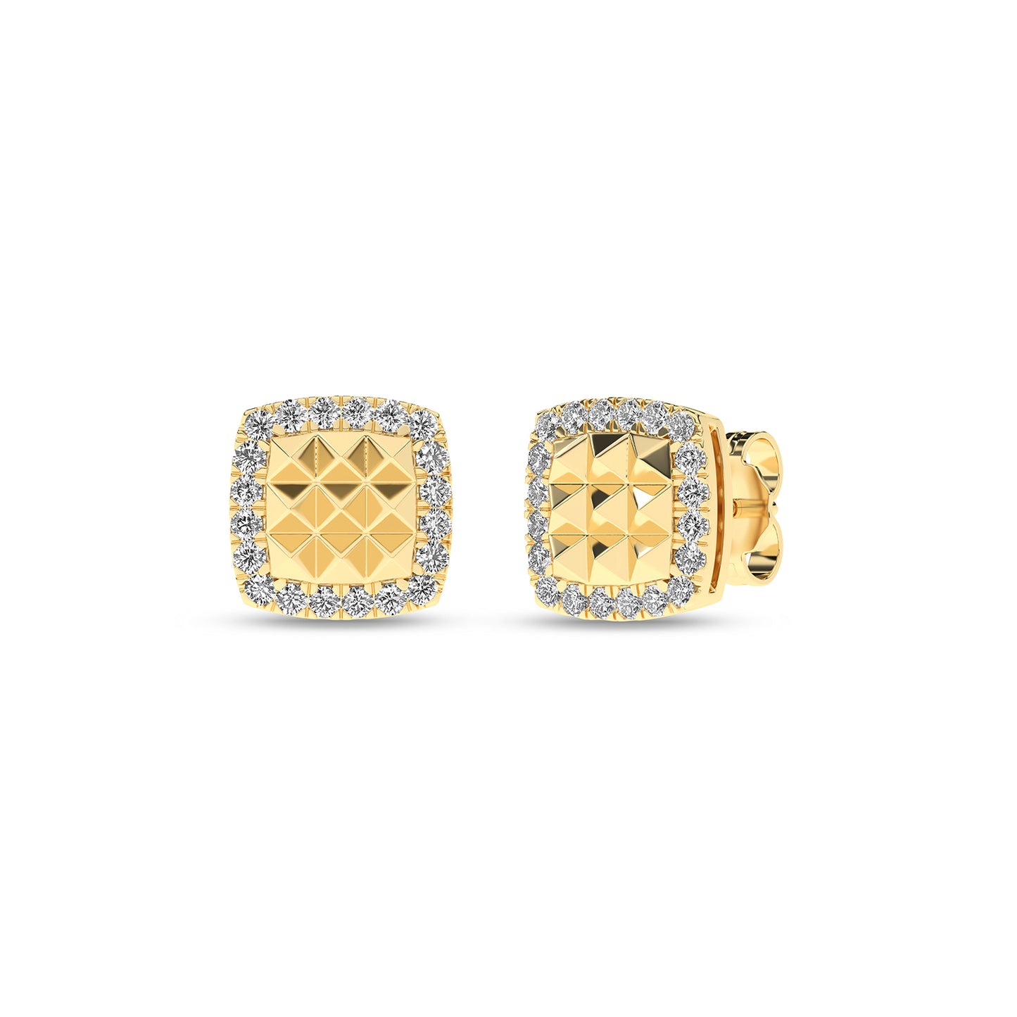 Pyramid Radiant Diamond Studs