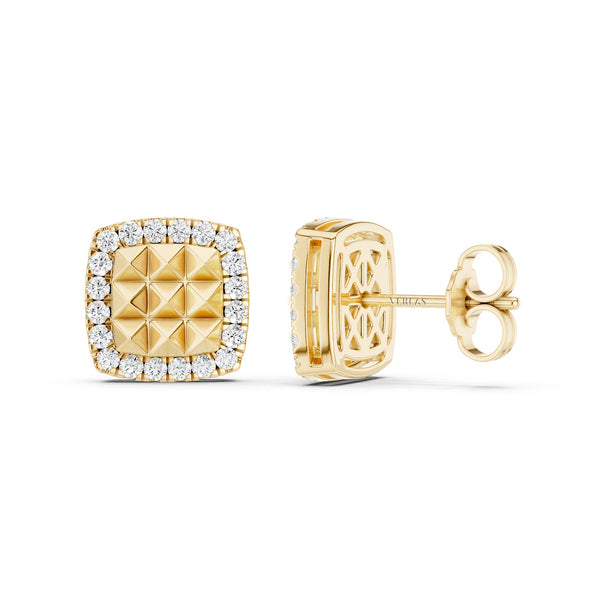 Pyramid Radiant Diamond Studs