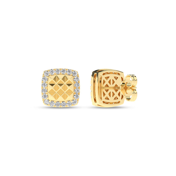 Pyramid Radiant Diamond Studs