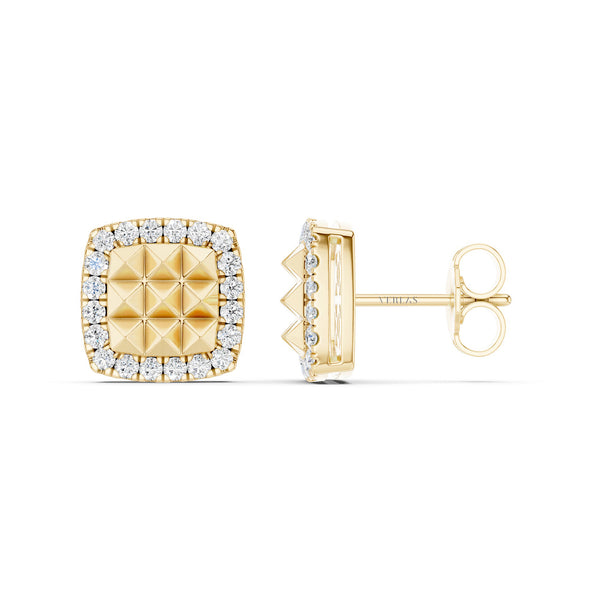 Pyramid Radiant Diamond Studs