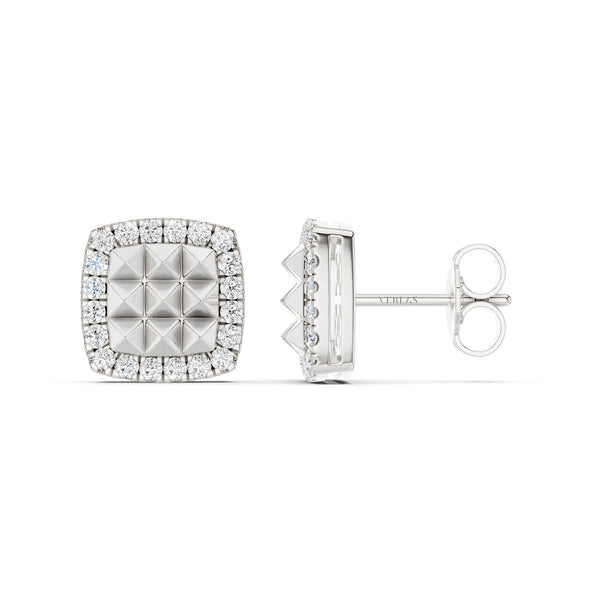 Pyramid Radiant Diamond Studs