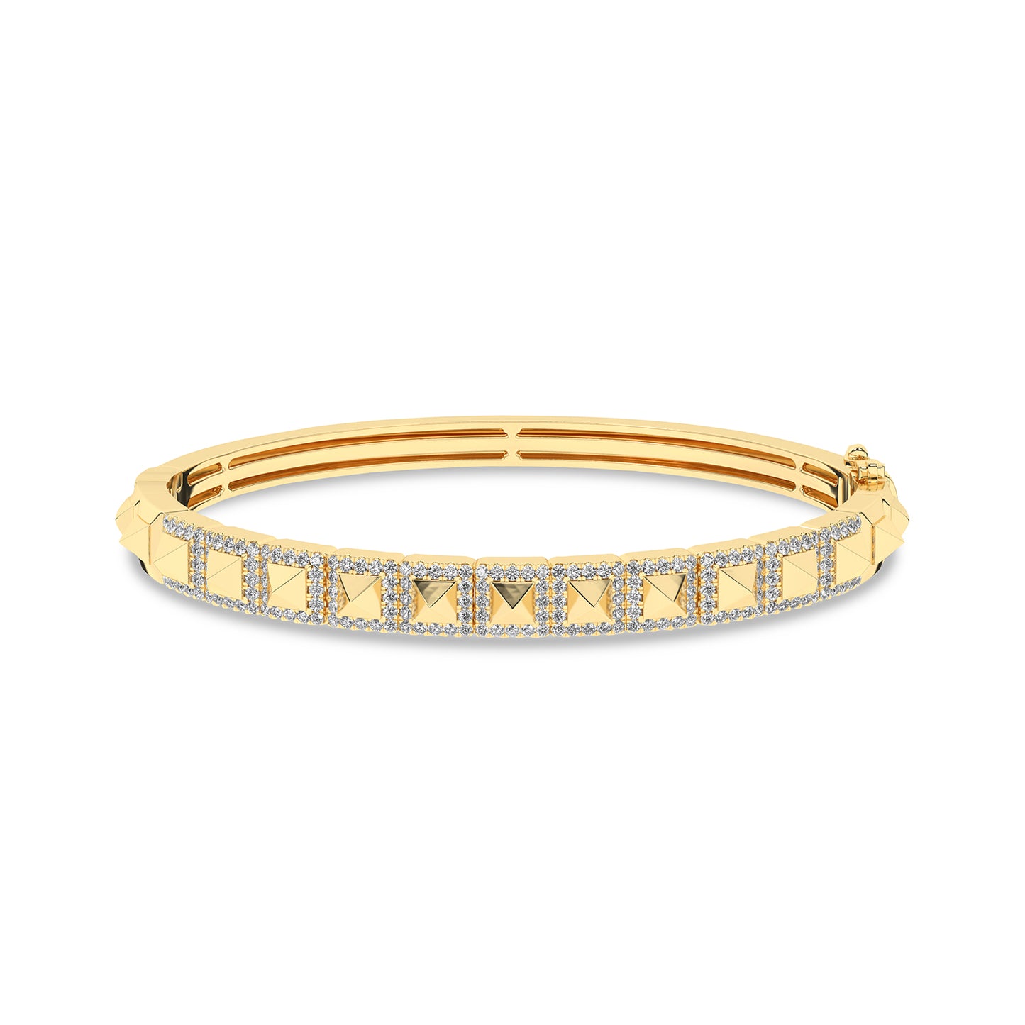 Pyramid Luxe Geometric Bangle