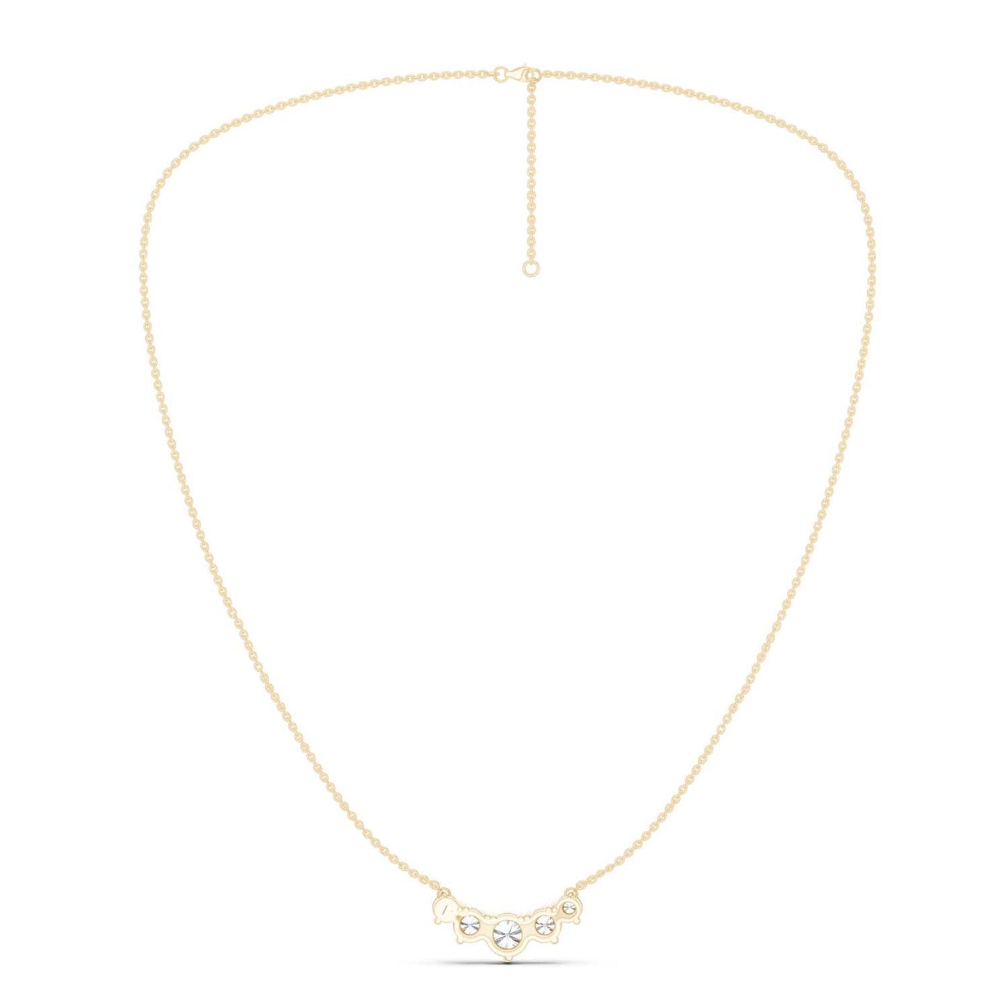 5-Stone Diamond Necklace