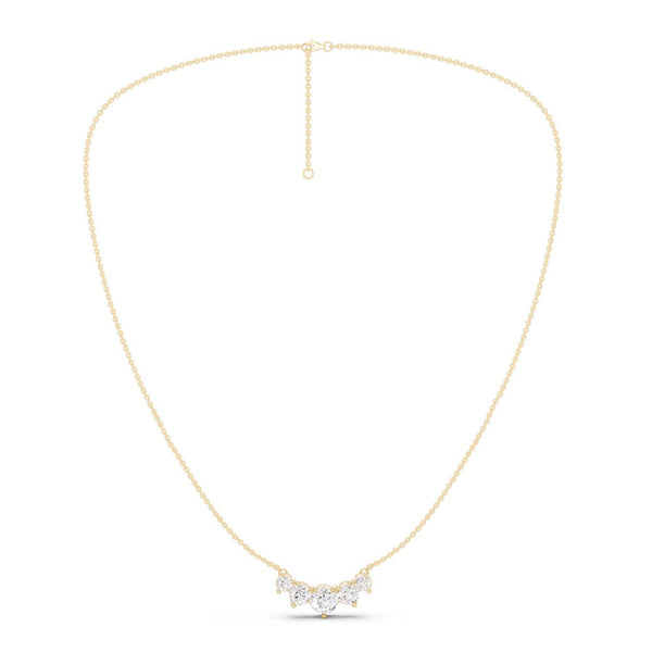 5-Stone Diamond Necklace