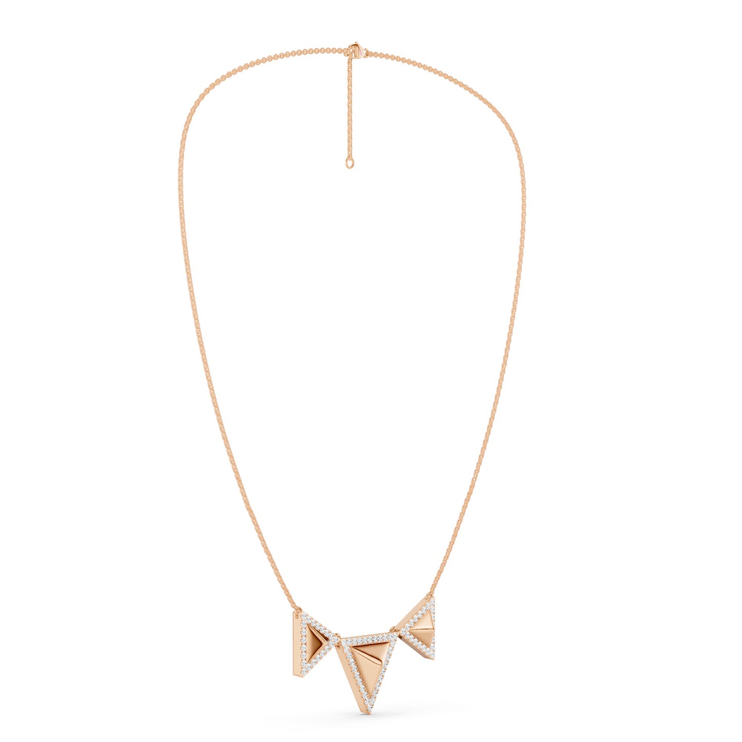 Pyramid Trois Pendant Necklace