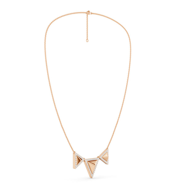 Pyramid Trois Pendant Necklace