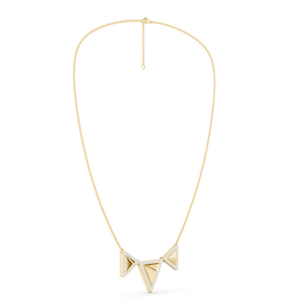 Pyramid Trois Pendant Necklace