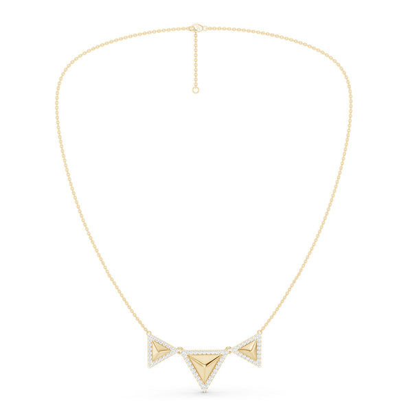 Pyramid Trois Pendant Necklace