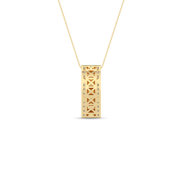 Cascading Pyramid Pendant Necklace