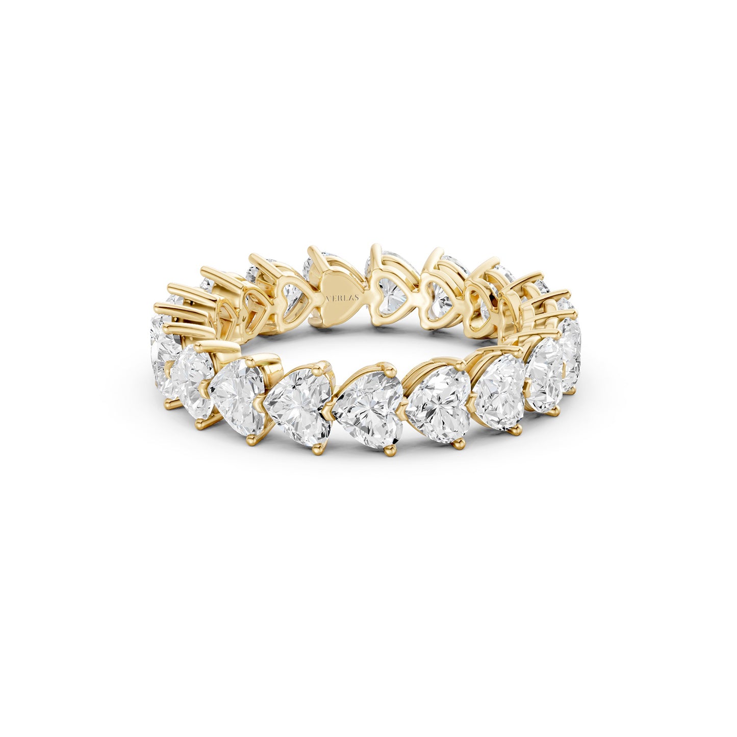 Horizontal Heart Eternity Band