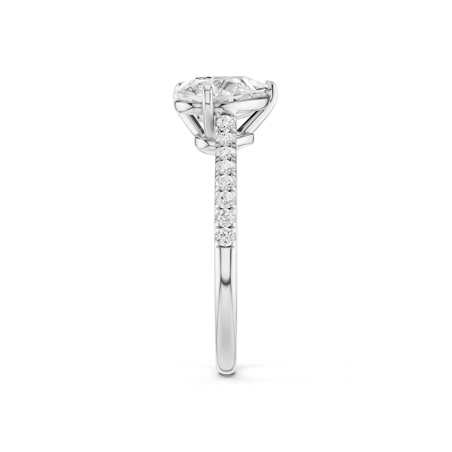 Double Pear Diamond Ring
