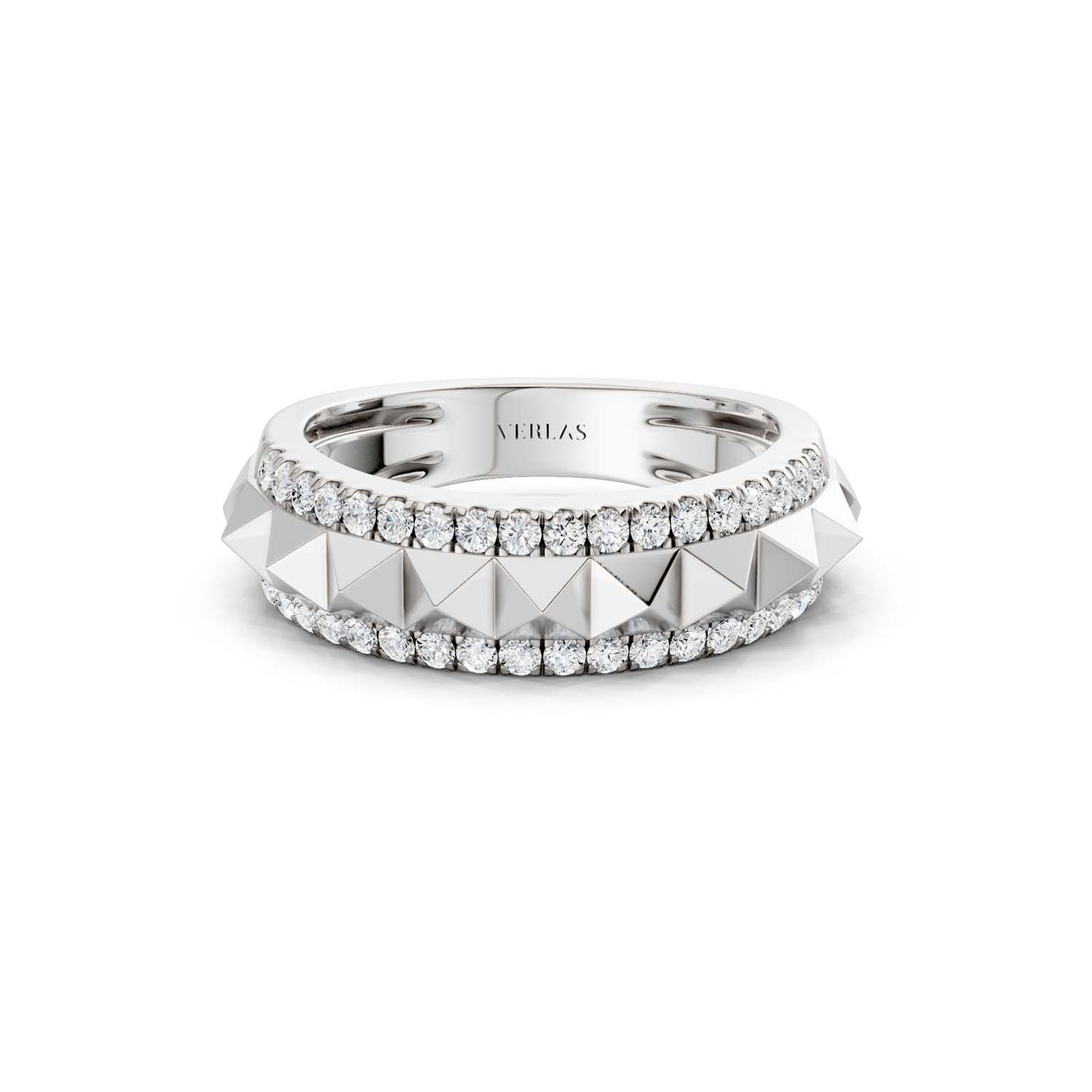 Pyramid Spiked Diamond Band