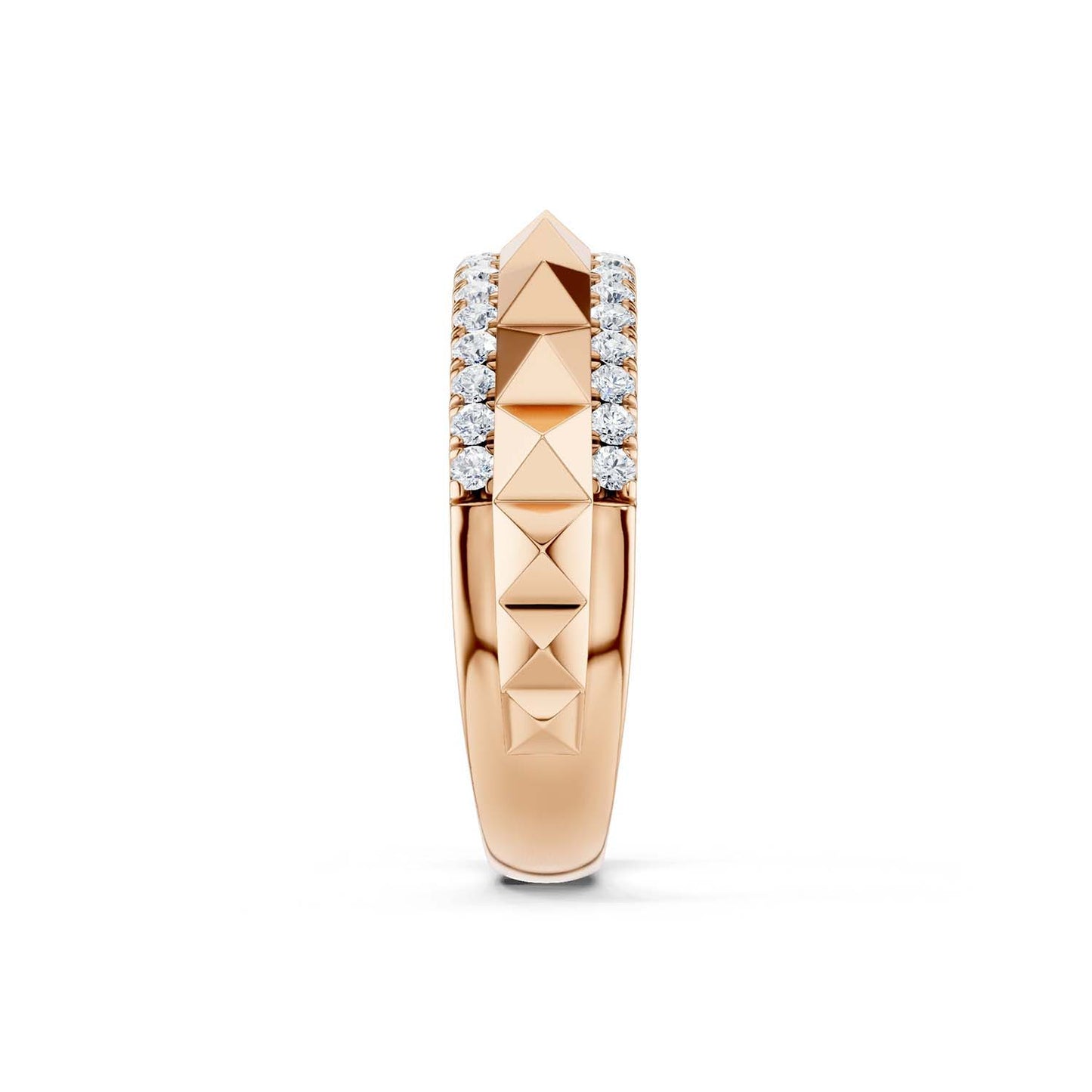 Pyramid Spiked Diamond Band