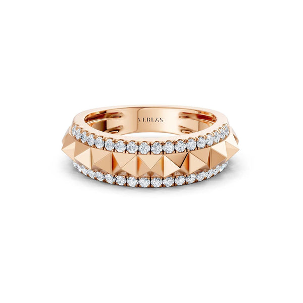 Pyramid Spiked Diamond Band