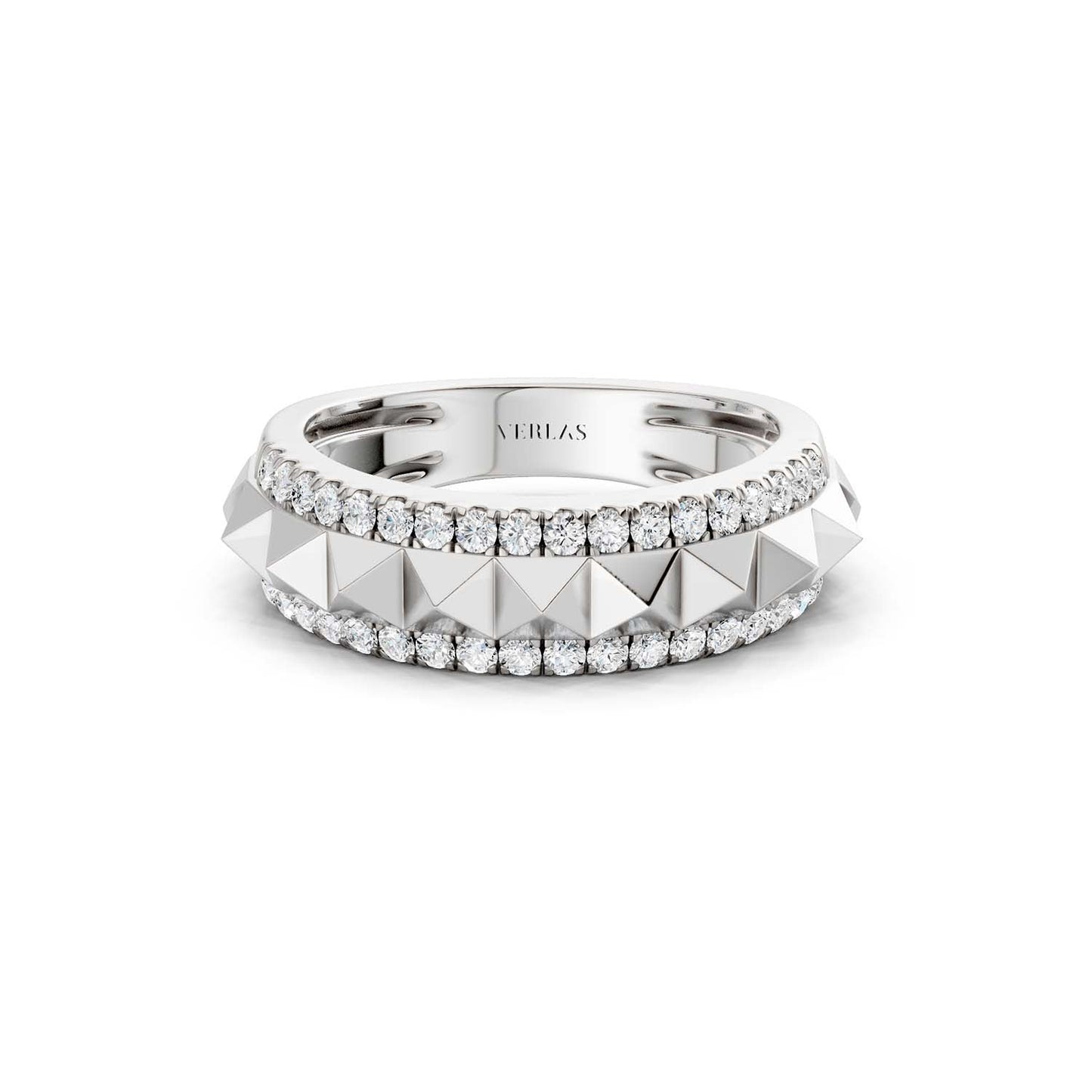 Pyramid Spiked Diamond Band