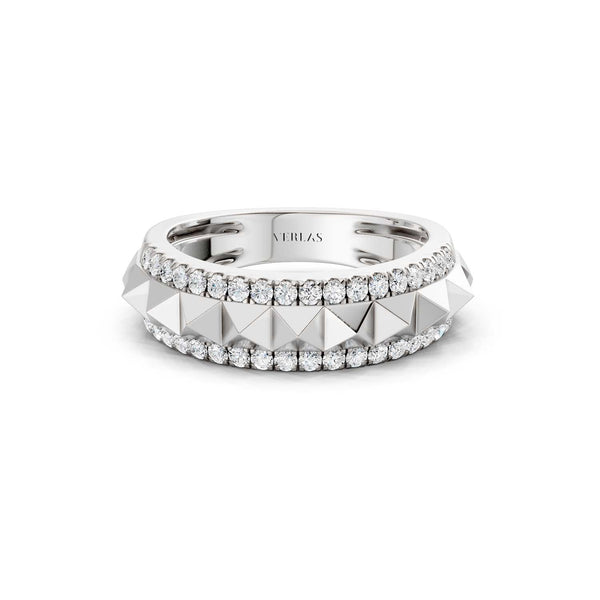 Pyramid Spiked Diamond Band
