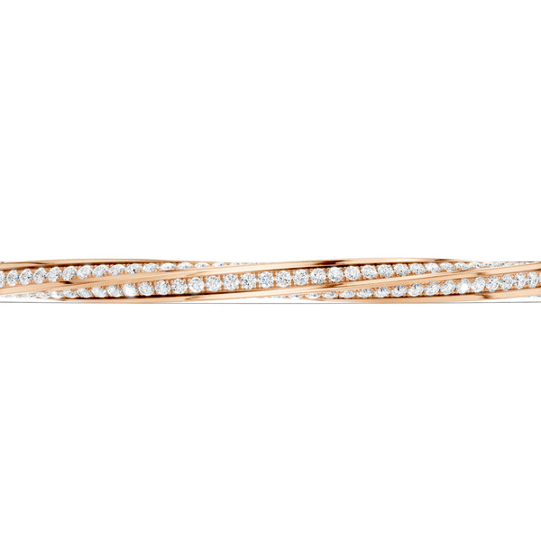 Swirl Diamond Bangle