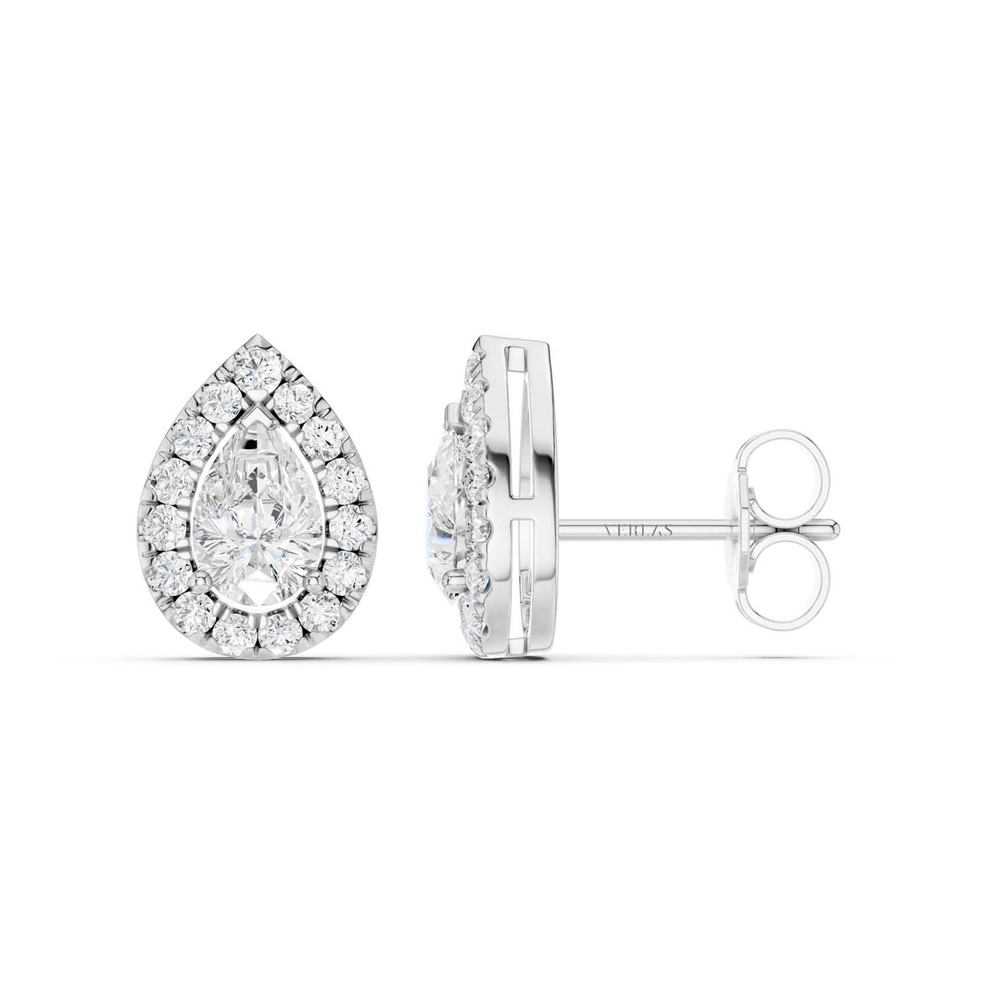 Dewdrop Halo Studs