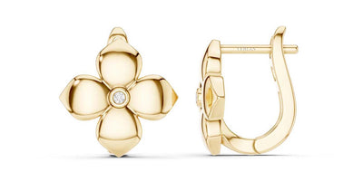 La Fleur Diamond Huggie Hoops