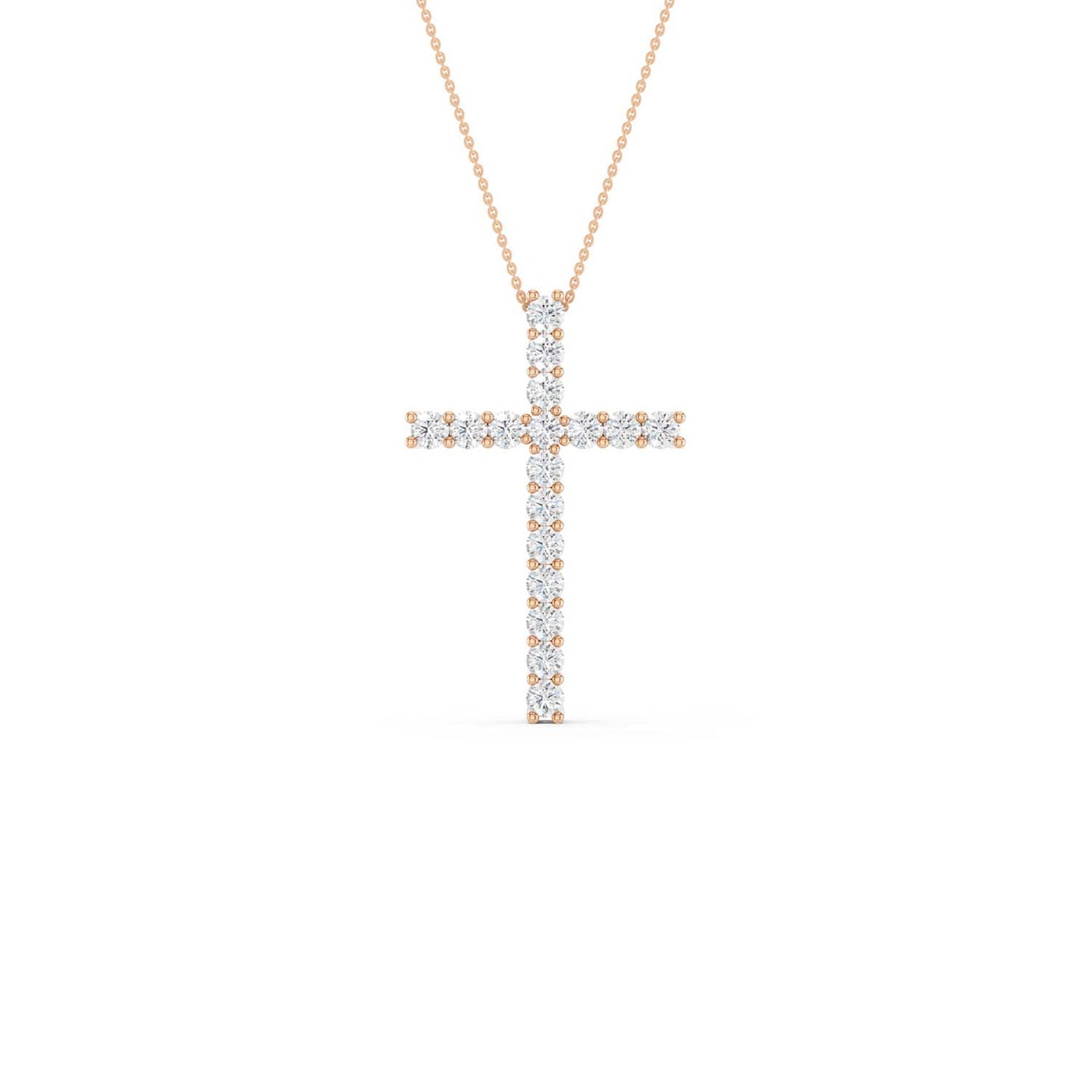 Signature Diamond Cross Necklace