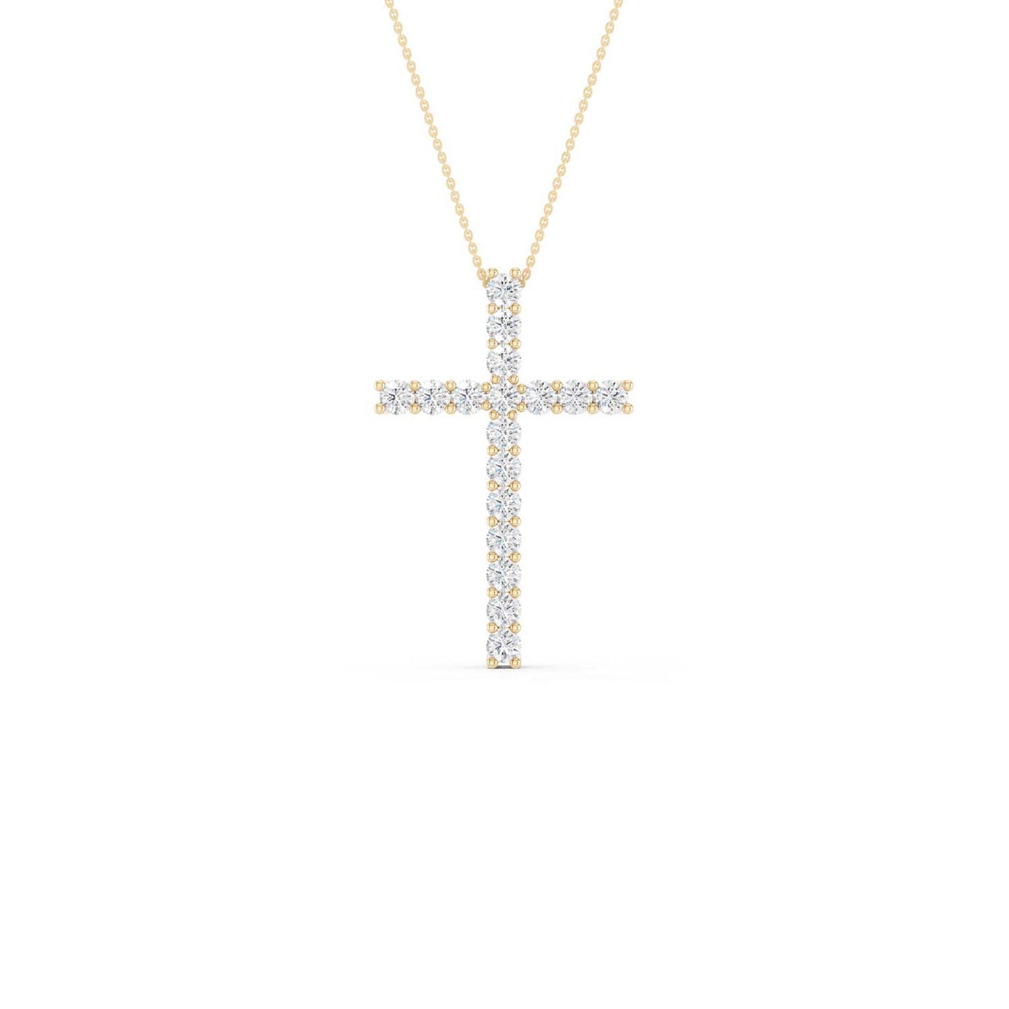 Signature Diamond Cross Necklace