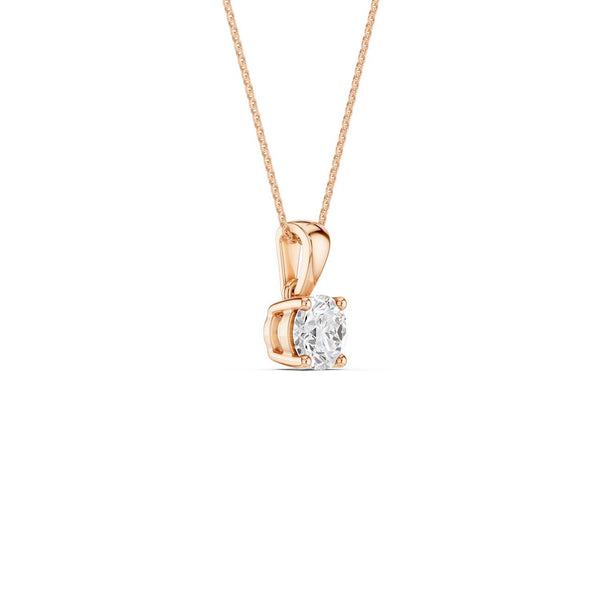Round Solitaire Pendant