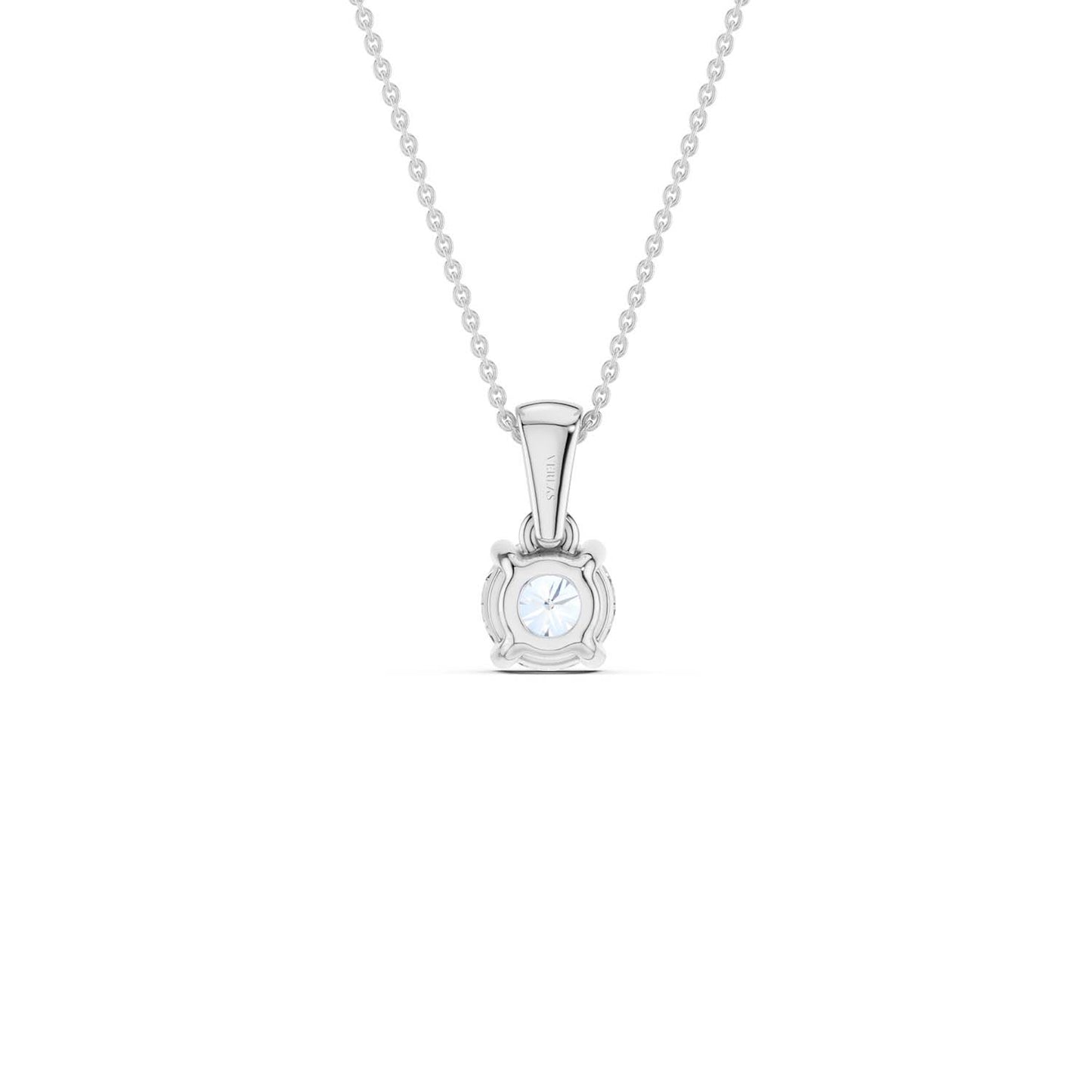 Round Solitaire Pendant