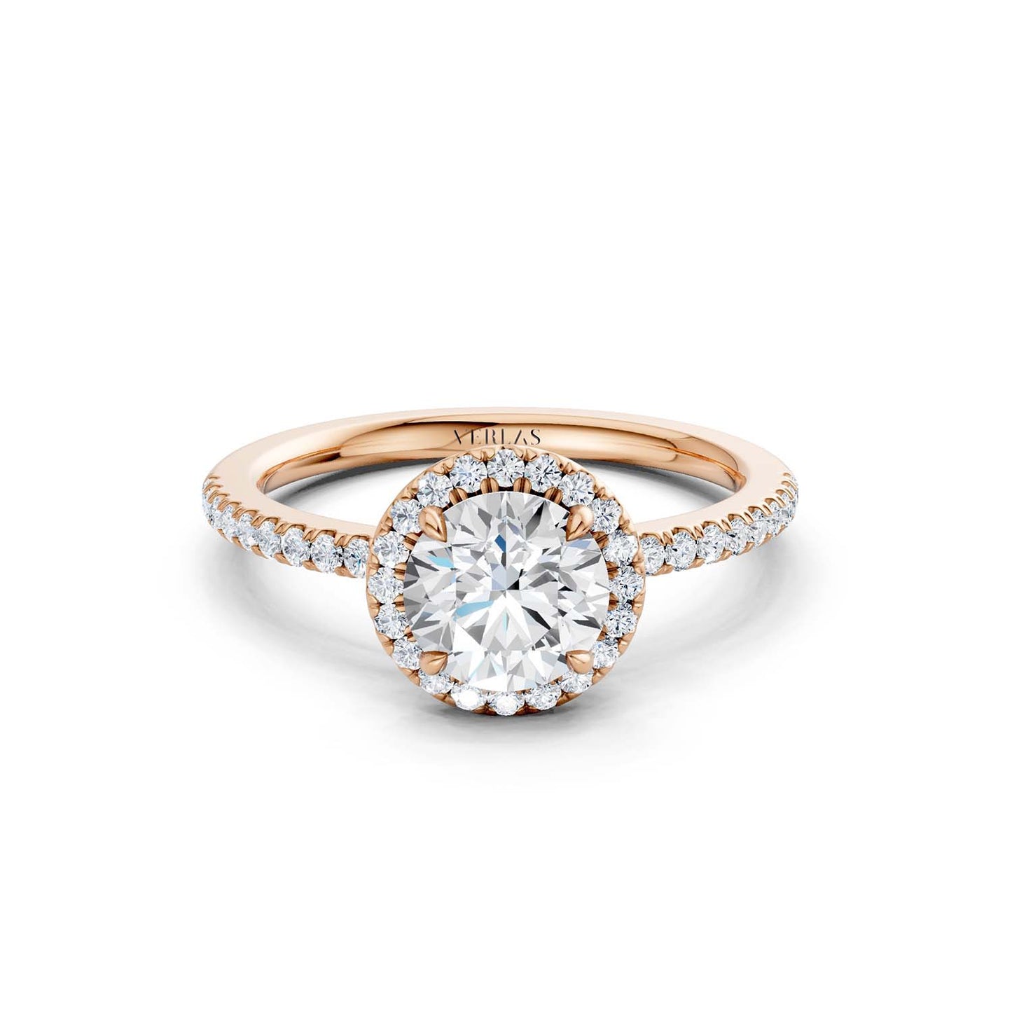 Luxe Round Halo Ring