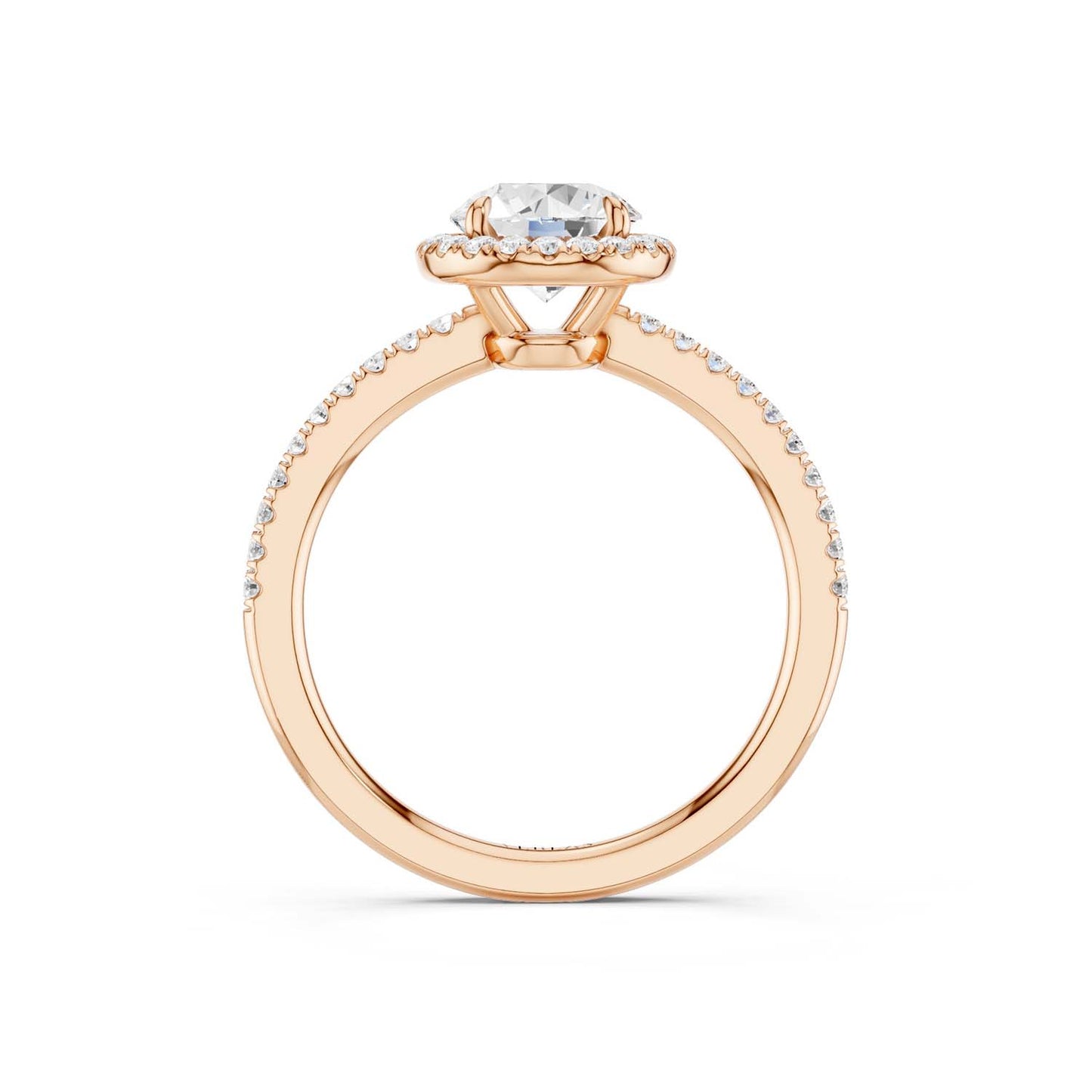 Luxe Round Halo Ring