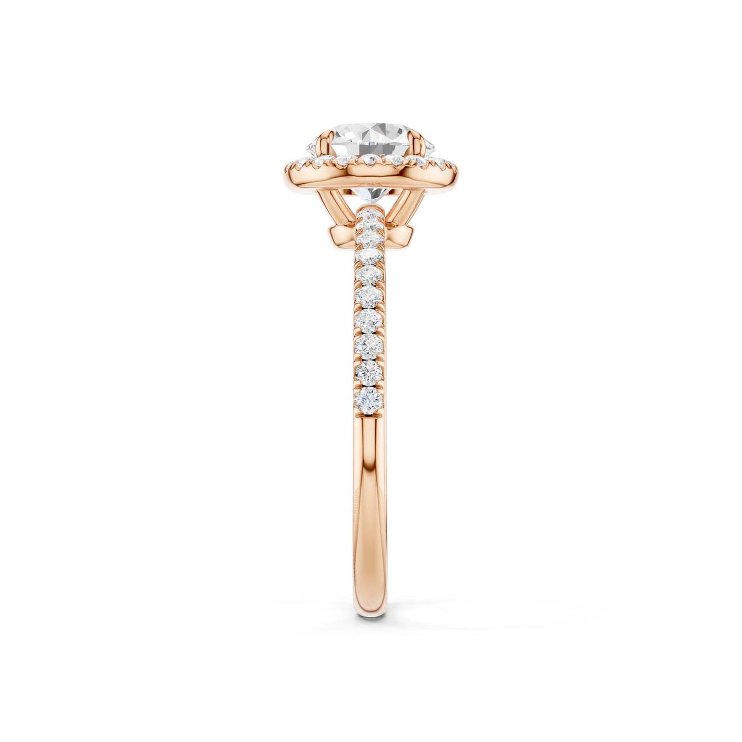 Luxe Round Halo Ring