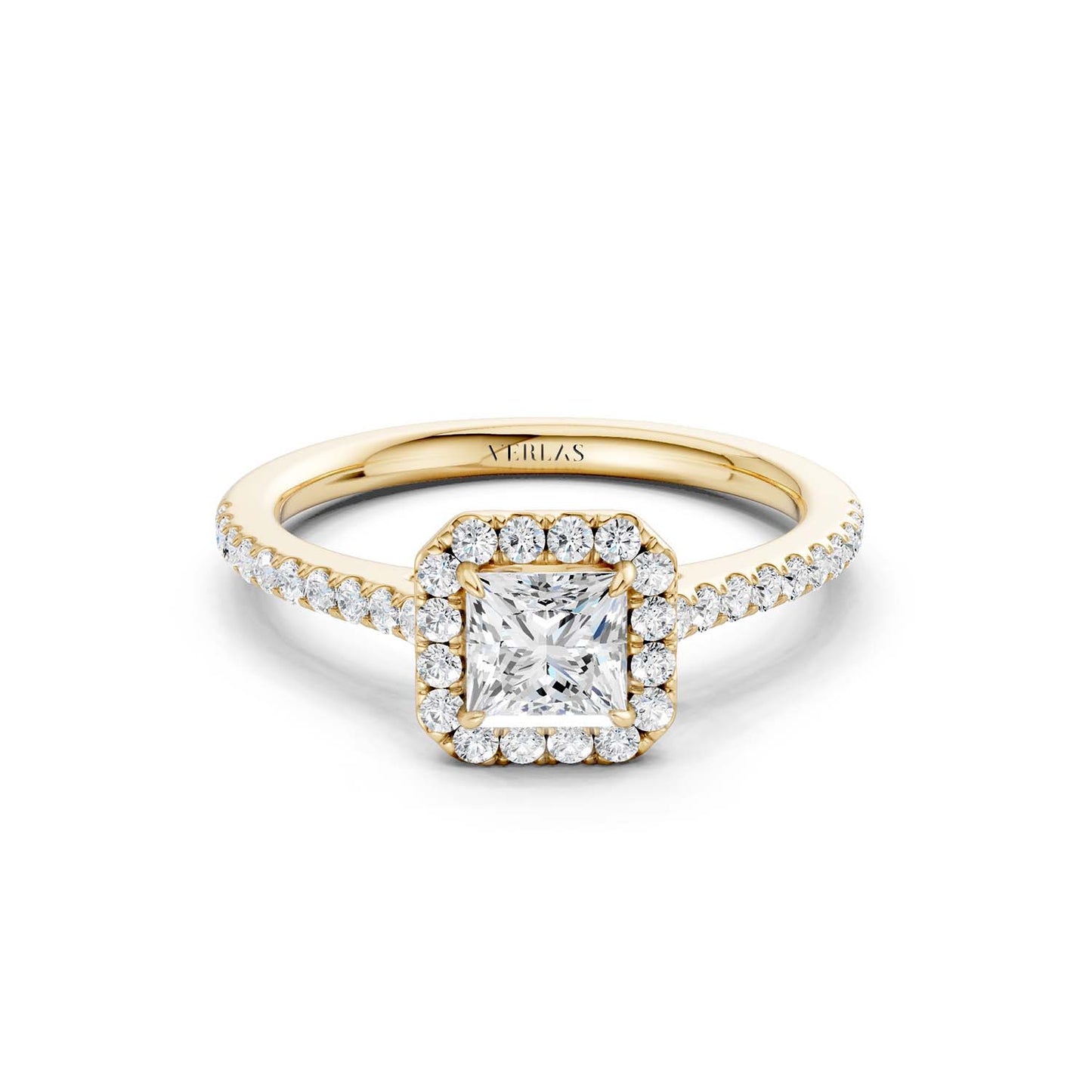 Princess Signature Halo Ring