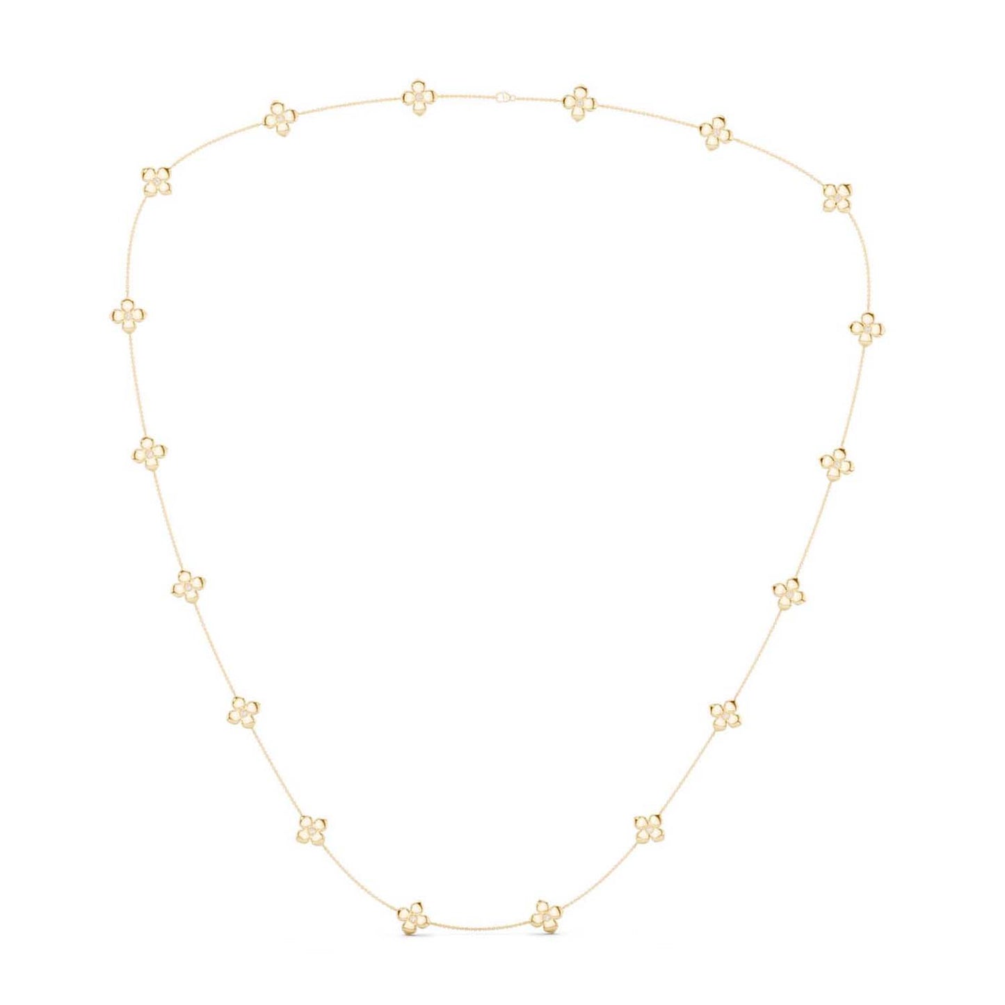 La Fleur Forever Diamond Stationed Necklace