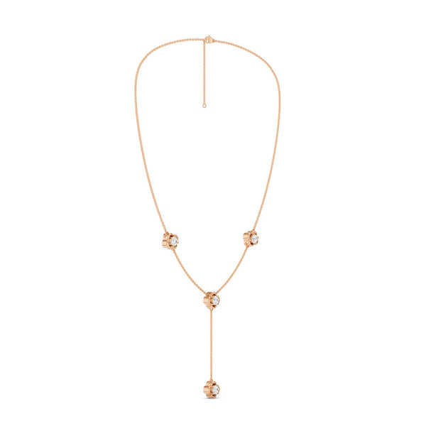Viola Stationed Y Necklace