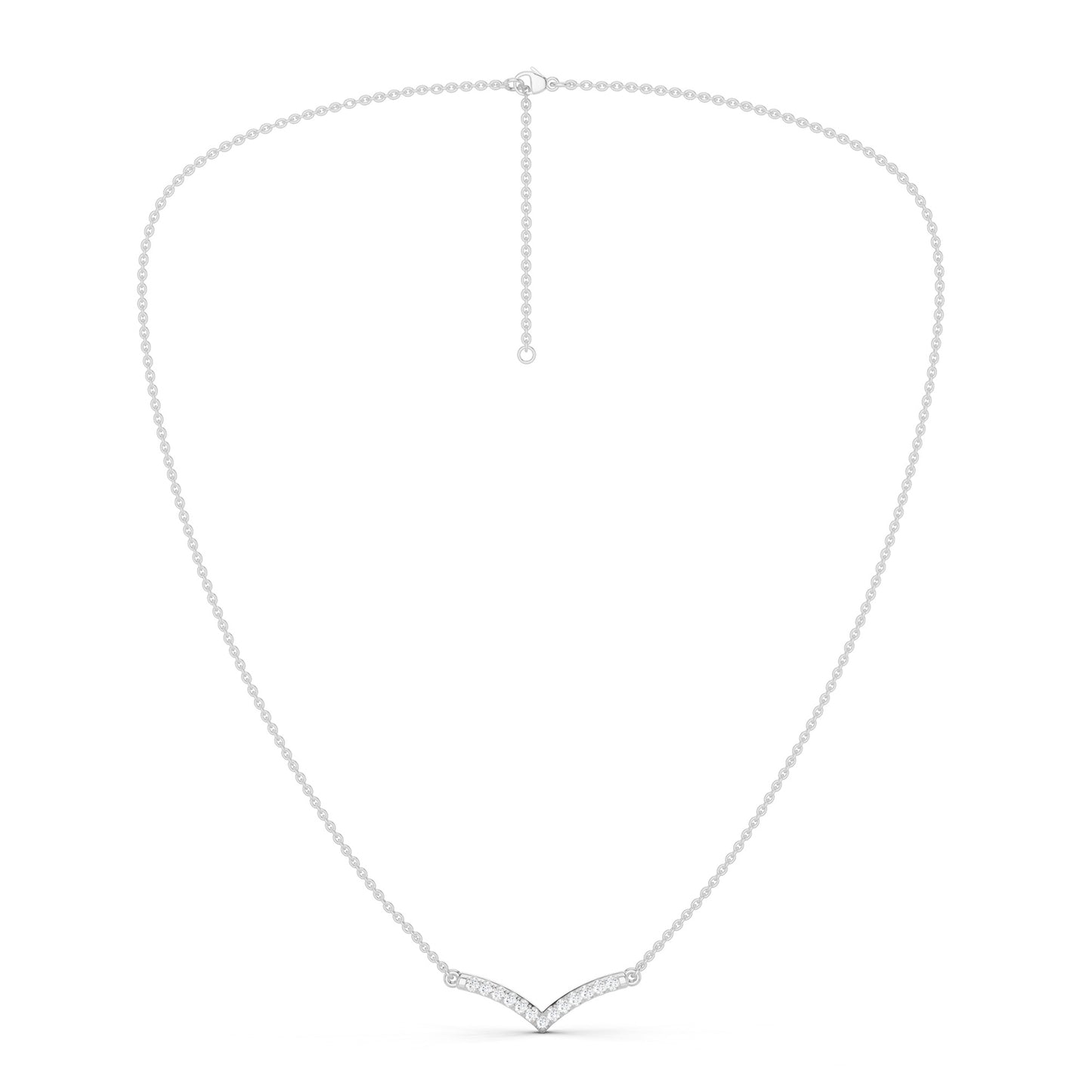 Ascending Chevron Necklace