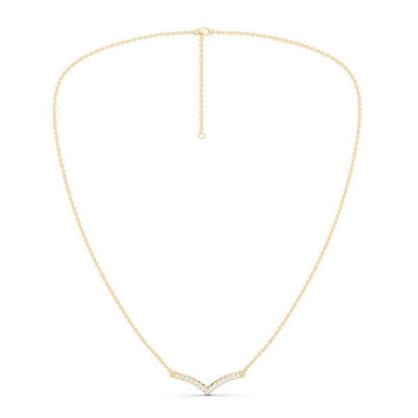 Ascending Chevron Necklace