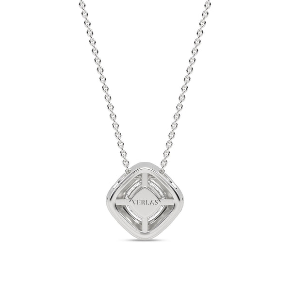 Cushion Halo Necklace