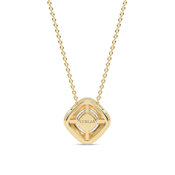 Cushion Halo Necklace