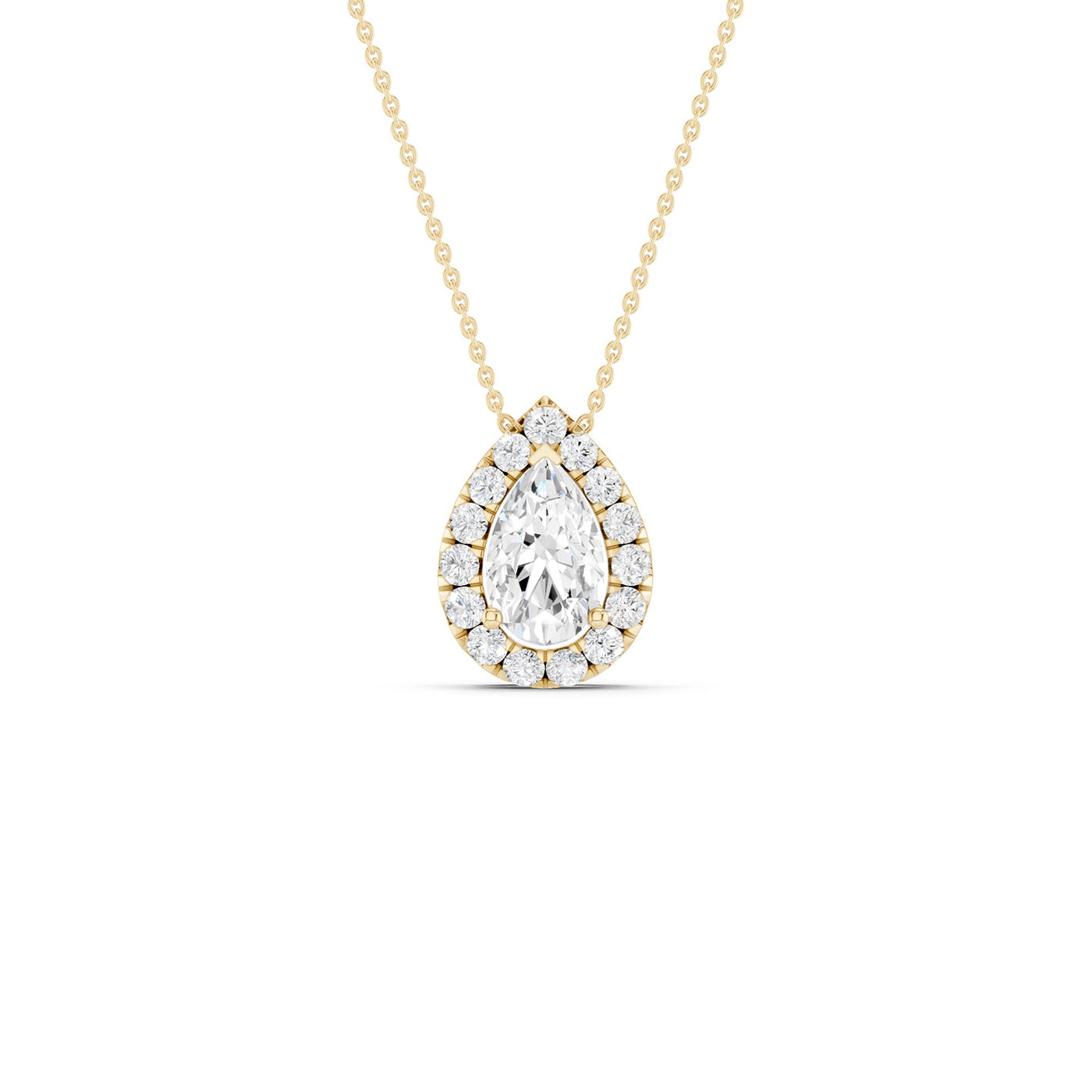 Dewdrop Halo Necklace